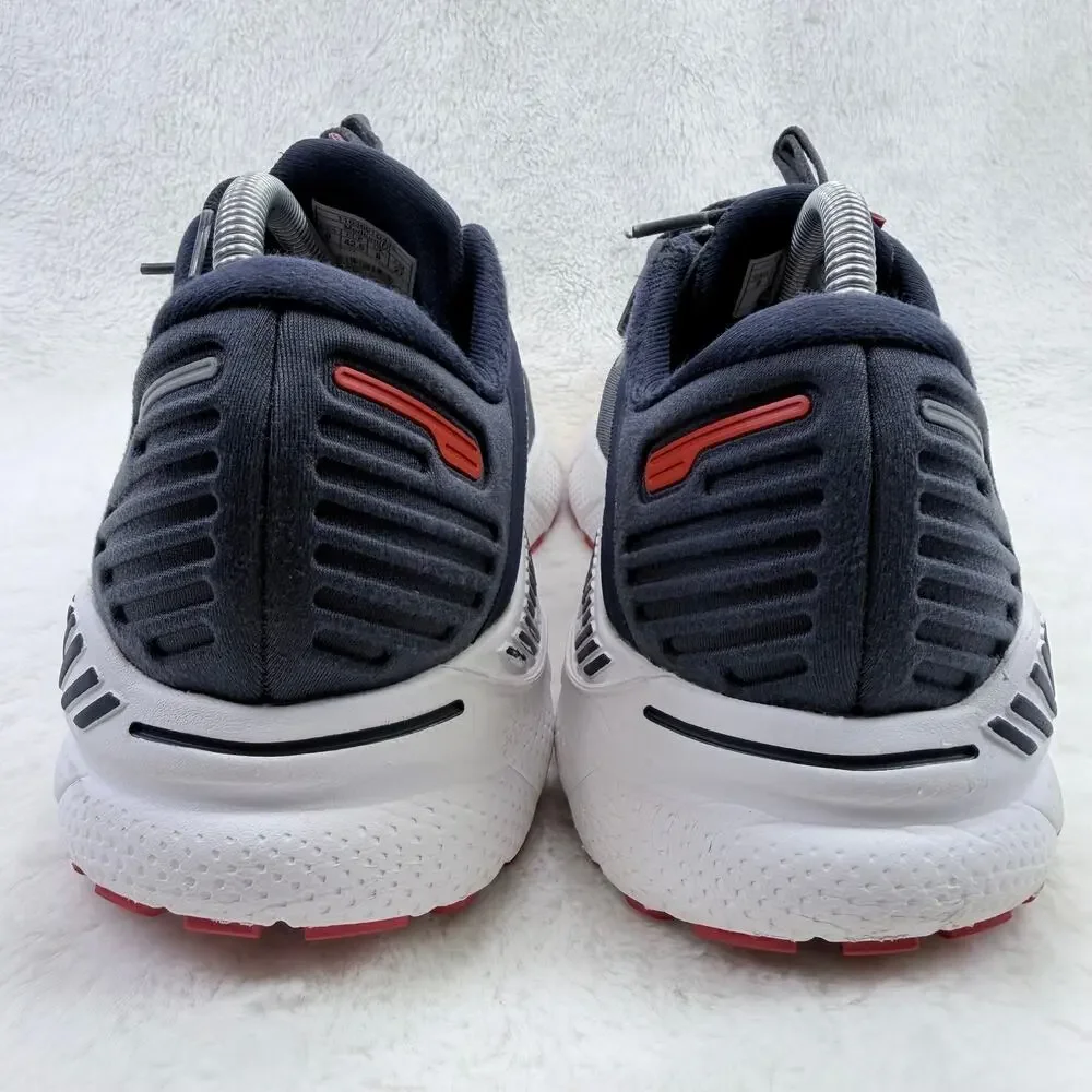 Brooks Adrenaline GTS 22 Mens Running Shoes Navy Blue Red Size 9 D Sneaker